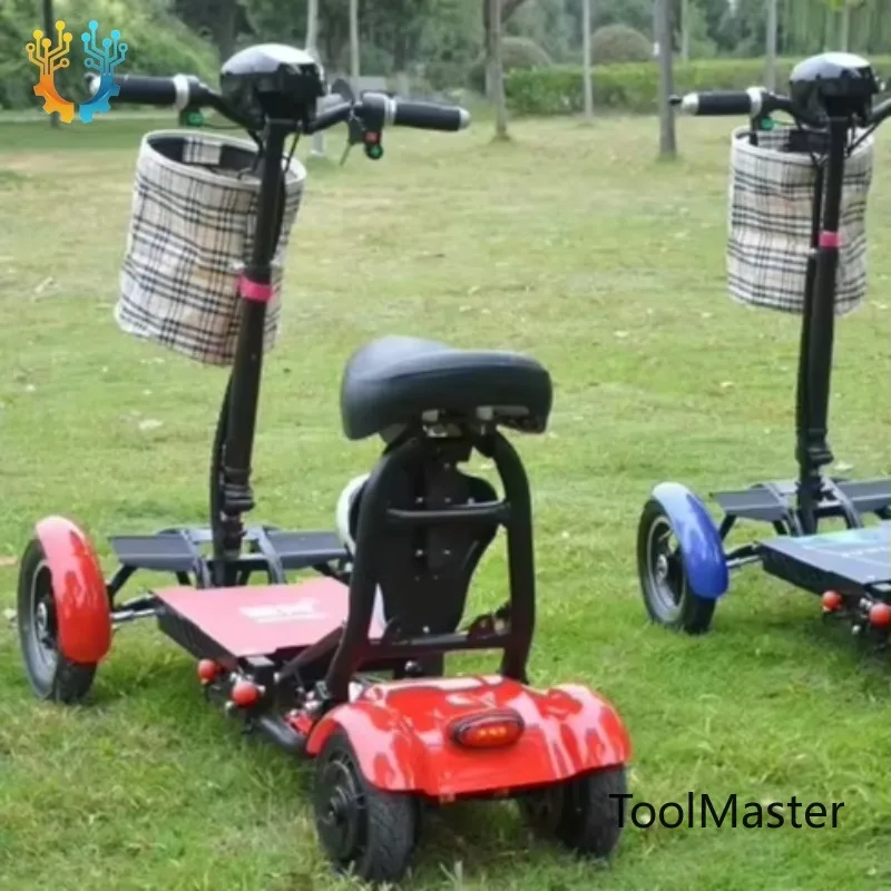 

【2026】Ultra Light Portable Self Folding Mobile Scooter 4 Wheel Mobility Scooter For Elderly
