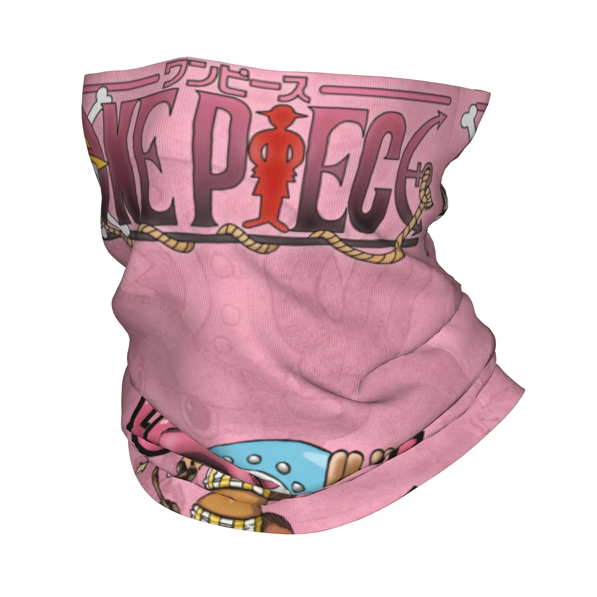 Custom Chopper Janpan Anime Bandana Neck Gaiter Windproof Face Scarf Cover Women Men Manga   Headband Tube Balaclava