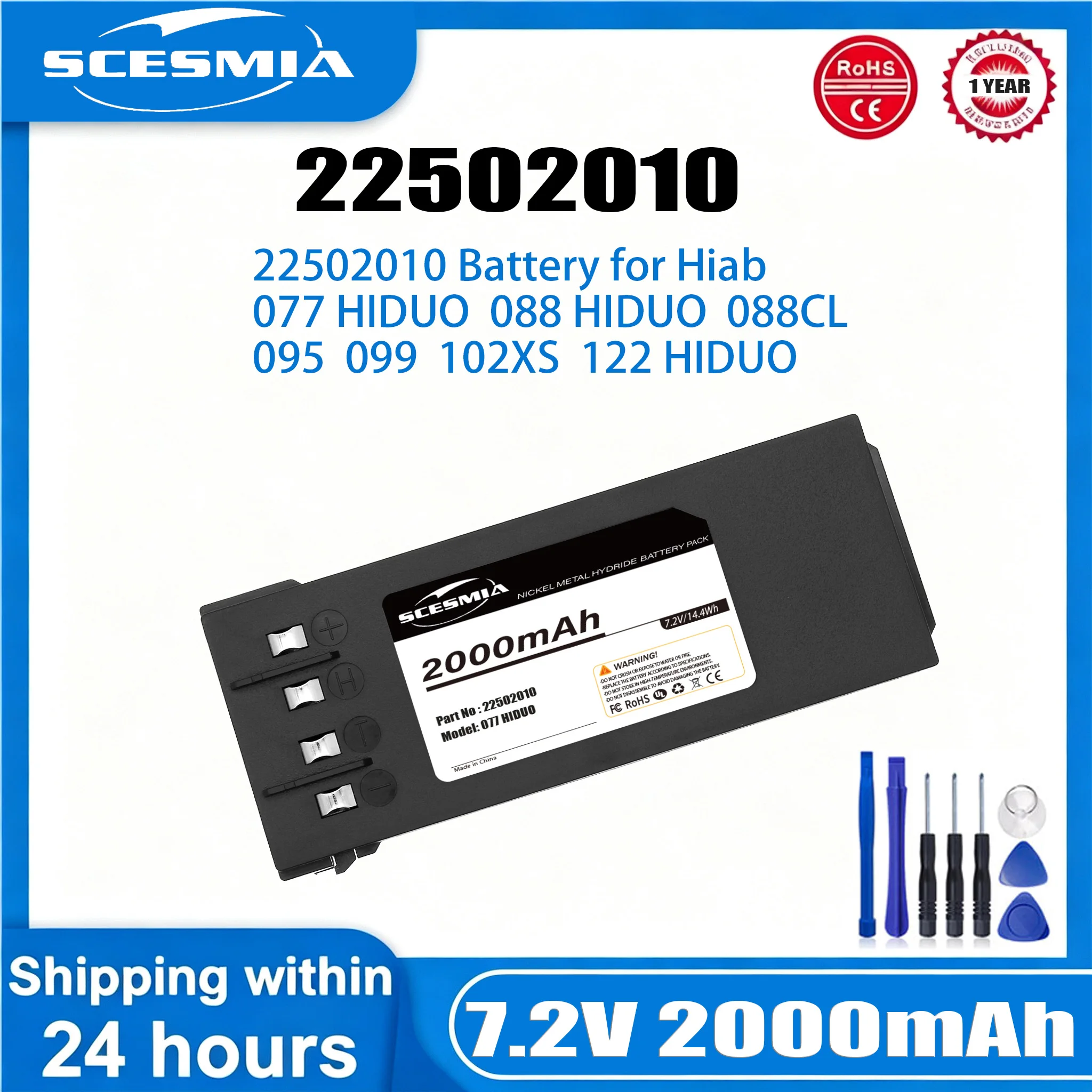 Crane Remote Control Battery For NBB 2.250.1000 2010 2011 22501000 2250201 2254100 22601020 22601022 3.820.2032 FUA13 2.260.1020