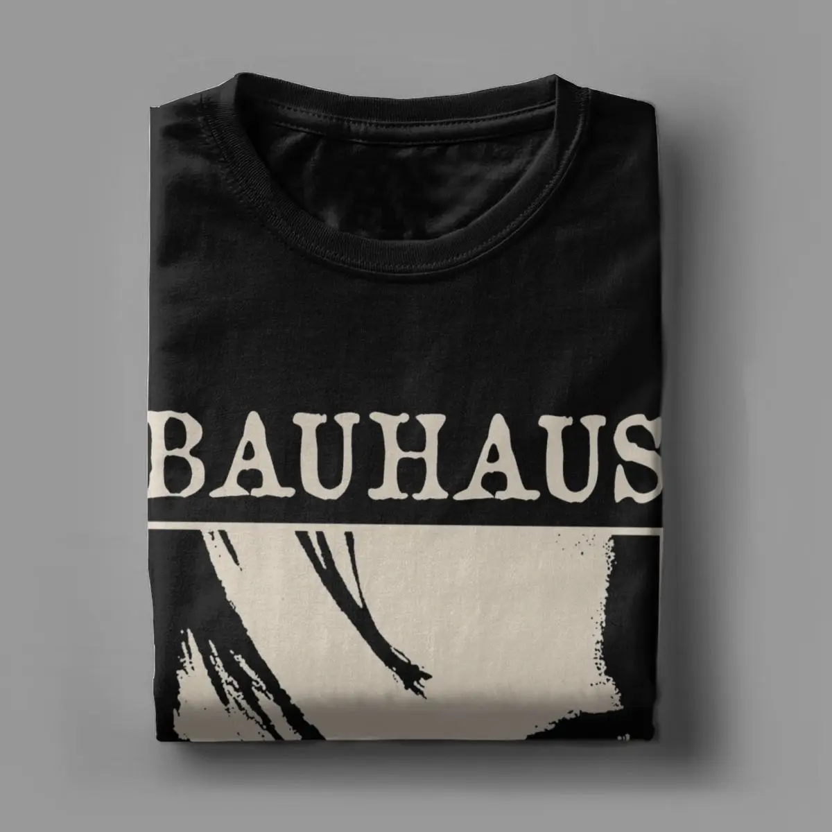 Bauhaus Men\'s T Shirts Vintage Tees Short Sleeve Crewneck T-Shirt Cotton Birthday Present Clothing