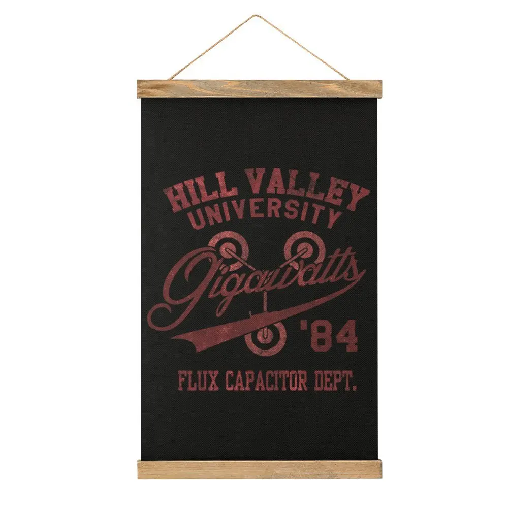 

Funny Hill Valley University Essential For Sale Canvas Hanging Picture Wall Decoration Novelty Restaurant Mural Style Hang Pic