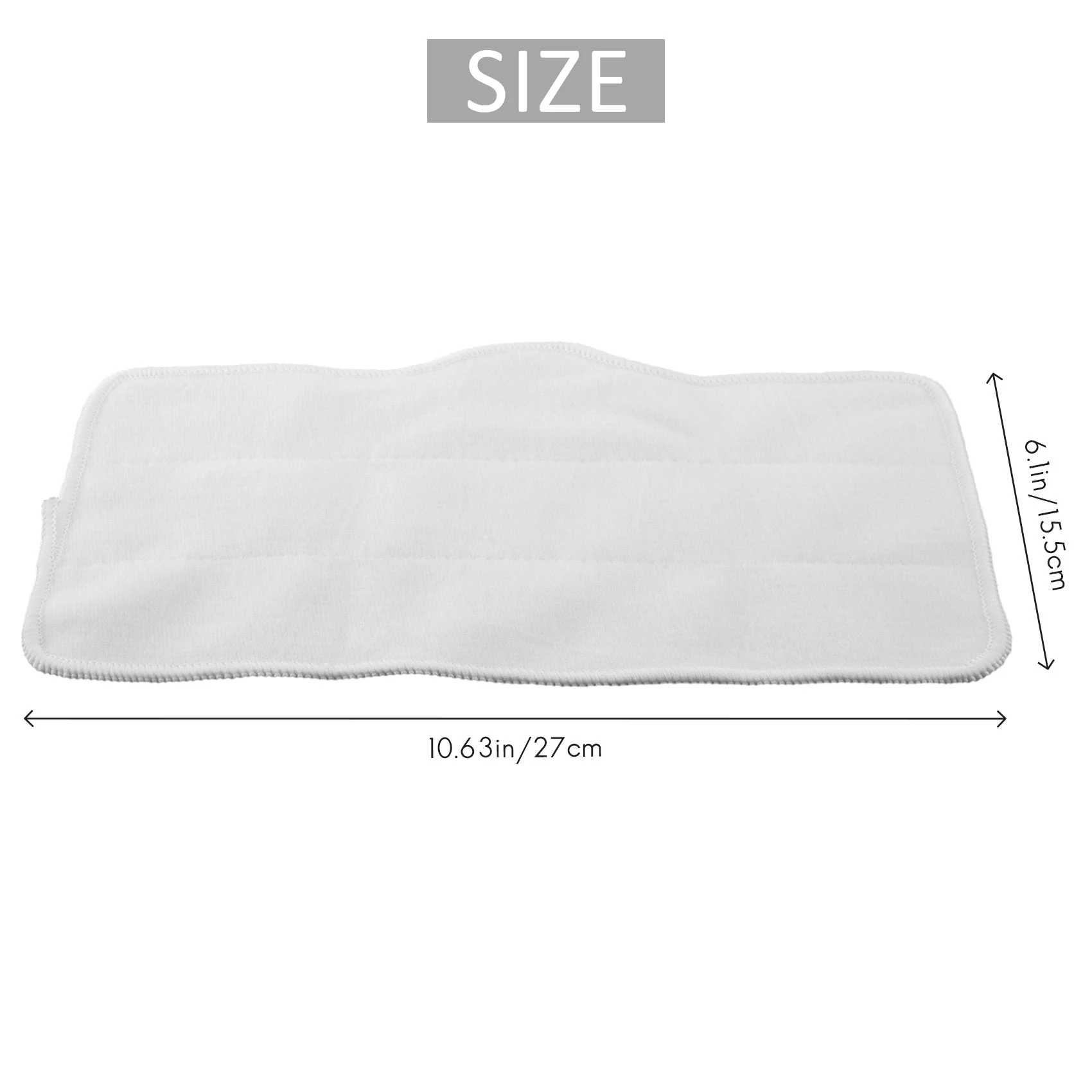 A97G 2 Pcs Cleaning Mop Cloths Replacement for ZQ610 ZQ600 ZQ100 Steam Engine Home Appliance Parts Accessories