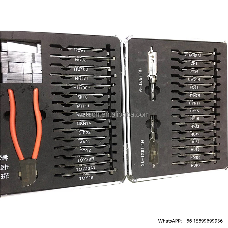 

LISHI Locksmith Tools Box 32PCS/Set Original 2 in 1 Lishi Tools Repair Tool with 1 Cutter for Car Lock