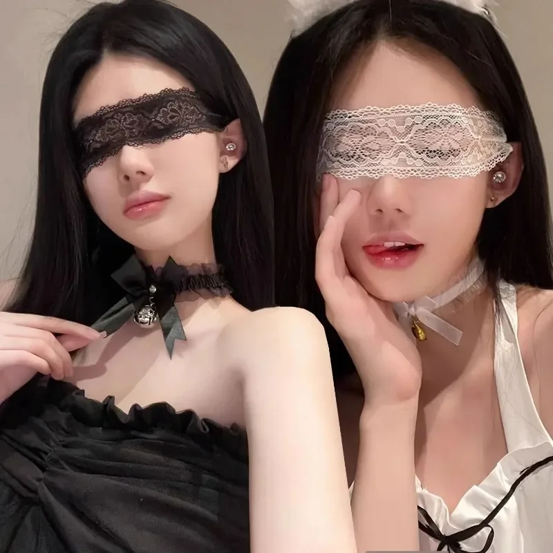 หน้ากากตาผ้าลูกไม้เซ็กซี่สำหรับผู้หญิง สีดำ สีขาว สำหรับฮาโลวีน คอสเพลย์ แต่งกาย งานเต้นรำ งานปาร์ตี้ หน้ากากแฟนซี อุปกรณ์เสริม