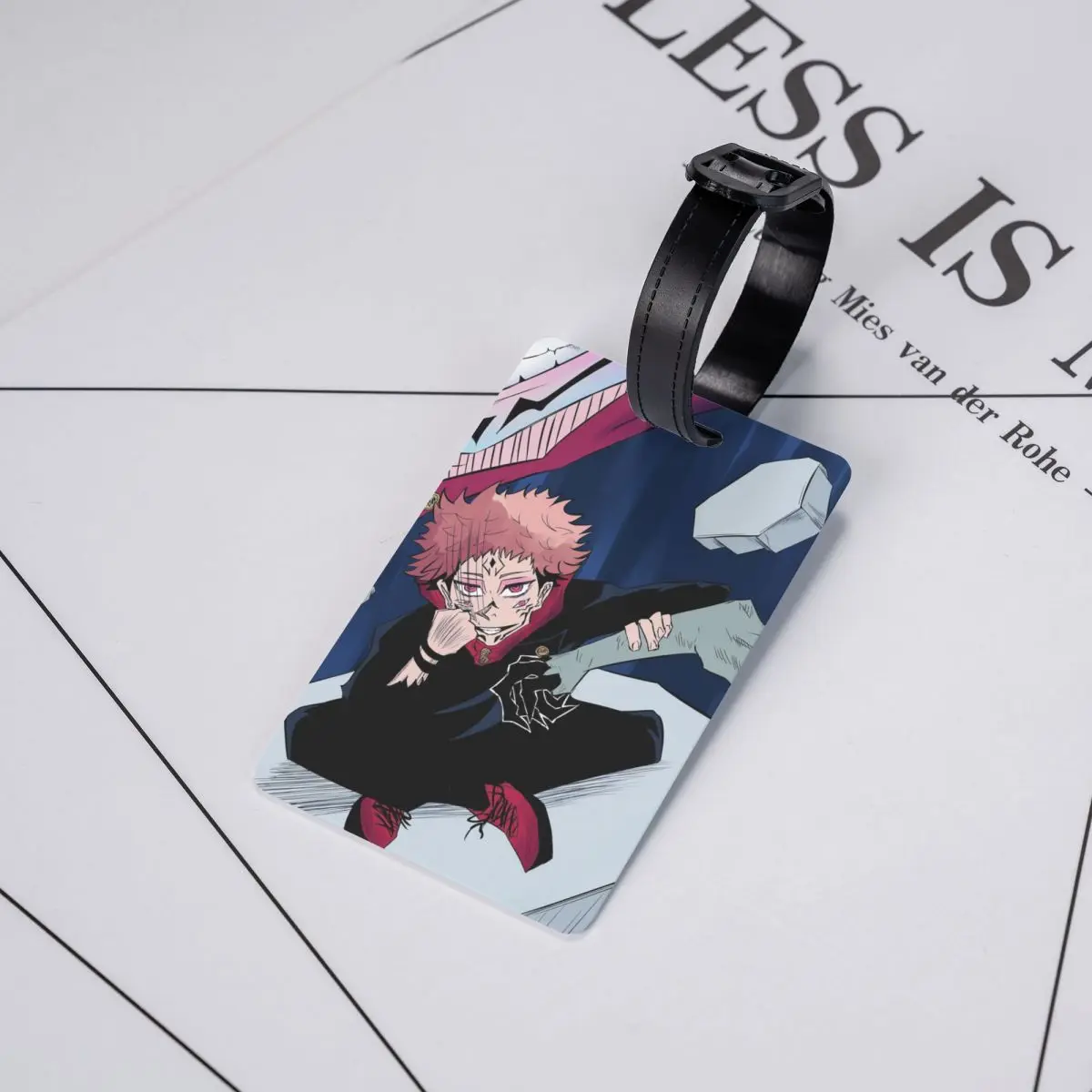 Megumi Besto Friendo Jujutsu Kaisen Sukuna أنيمي علامات الأمتعة حقيبة لطيف الأمتعة الصعود علامة التسمية حامل معرف اسم العنوان #5