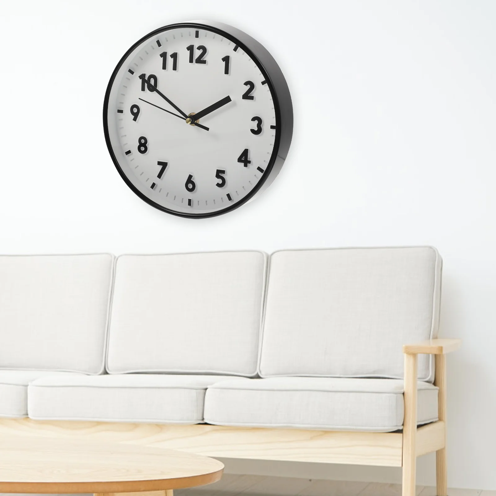 

Round Wall Clock Arabic Numerals Silent Analog Clock For Home Office Bedroom Decor Modern Style Household Accessories