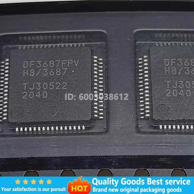 1~10pcs/lot DF3687FPV DF3687GFPV HD64F3687FPV H8/3687 QFP64 100% Brand New Original