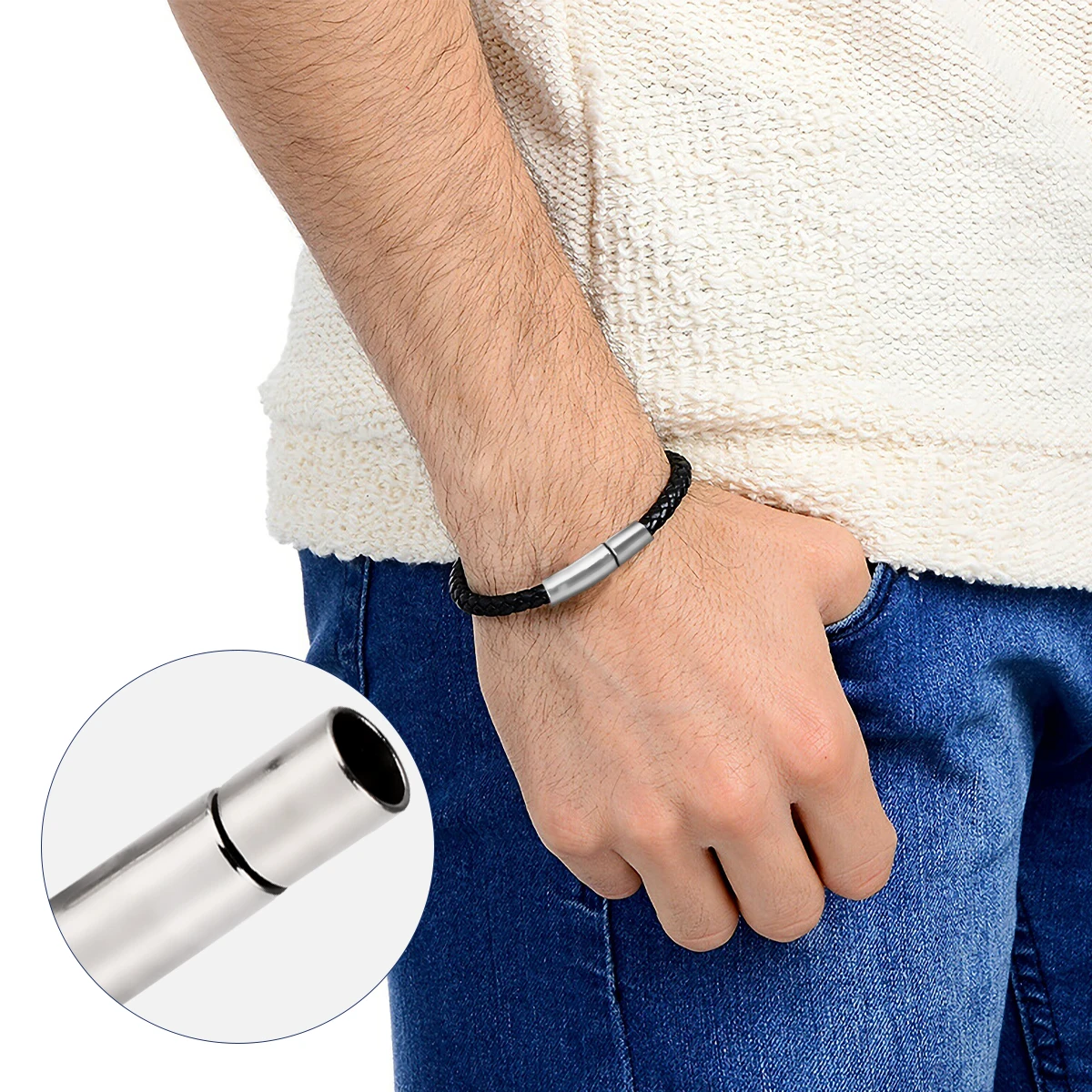 

20Pcs Bracelet Buckle for Girls Durable Lightweight Easy to Use DIY Jewelry Making Accessory Handicraft Works Supplies Silver