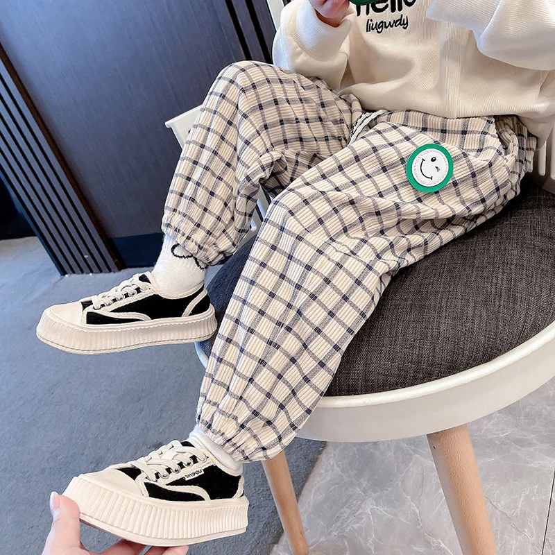 Boys Casual Pants Long Trousers Cotton 2024 Sweet Spring Autumn Baby's Kids Pants High Quality Children's Clothing