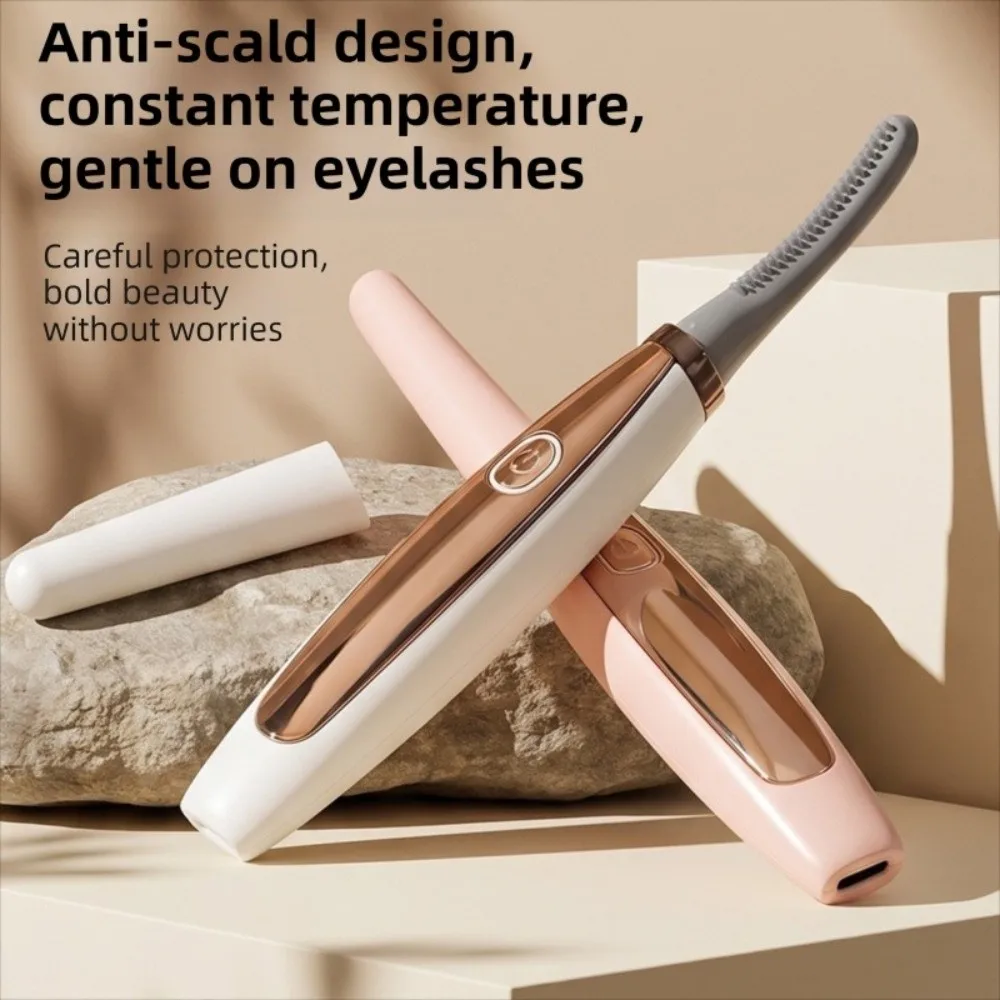 Portable, Instant Electric Eyelash Curler Dual-Direction Setting USB Port Rechargeable Heated Eyelash Curler Prevent Burns
