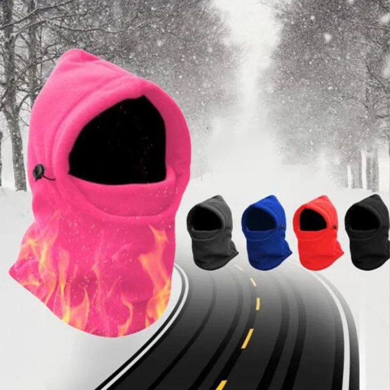 Winter Scarf Hat Thickened Warm Hat Men and Women Outdoor Cycling Balaclava Ski Cold Neck Mask Hat Winter Ski Supplies