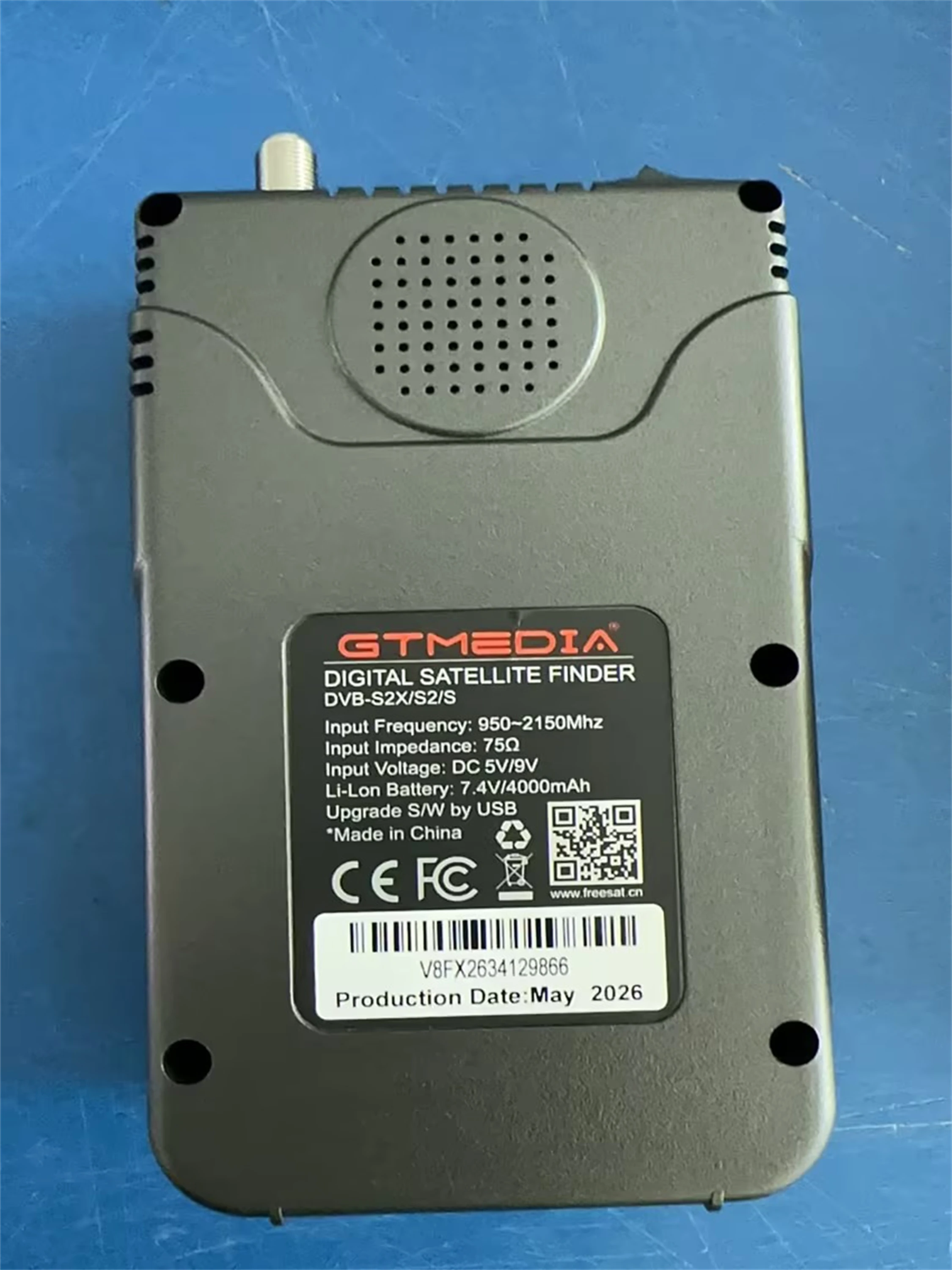 GTMEDIA V8 Finder 2, Medidor de Señal Satelital DVB-S/S2/S2X, Pantalla LCD de 3.5 Pulgadas 1080P, Puerto Tipo-C, Satfinder VS Freesat Finder Meter