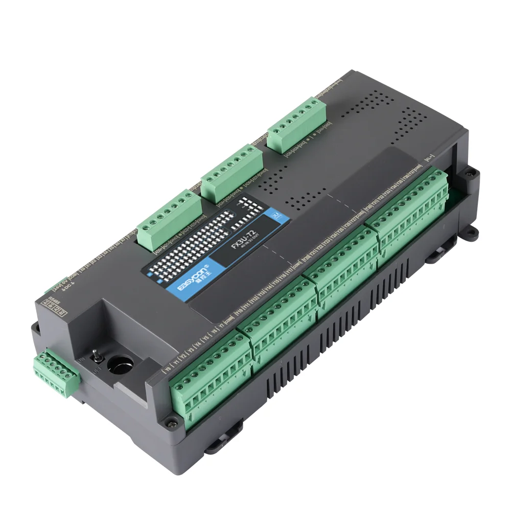 FX3U-72 MT/MR/MRT 10AI 2/6AO Customizable 40DI 32DO PLC Programmable Logic Controller for CNC Controller For HMI touch screen