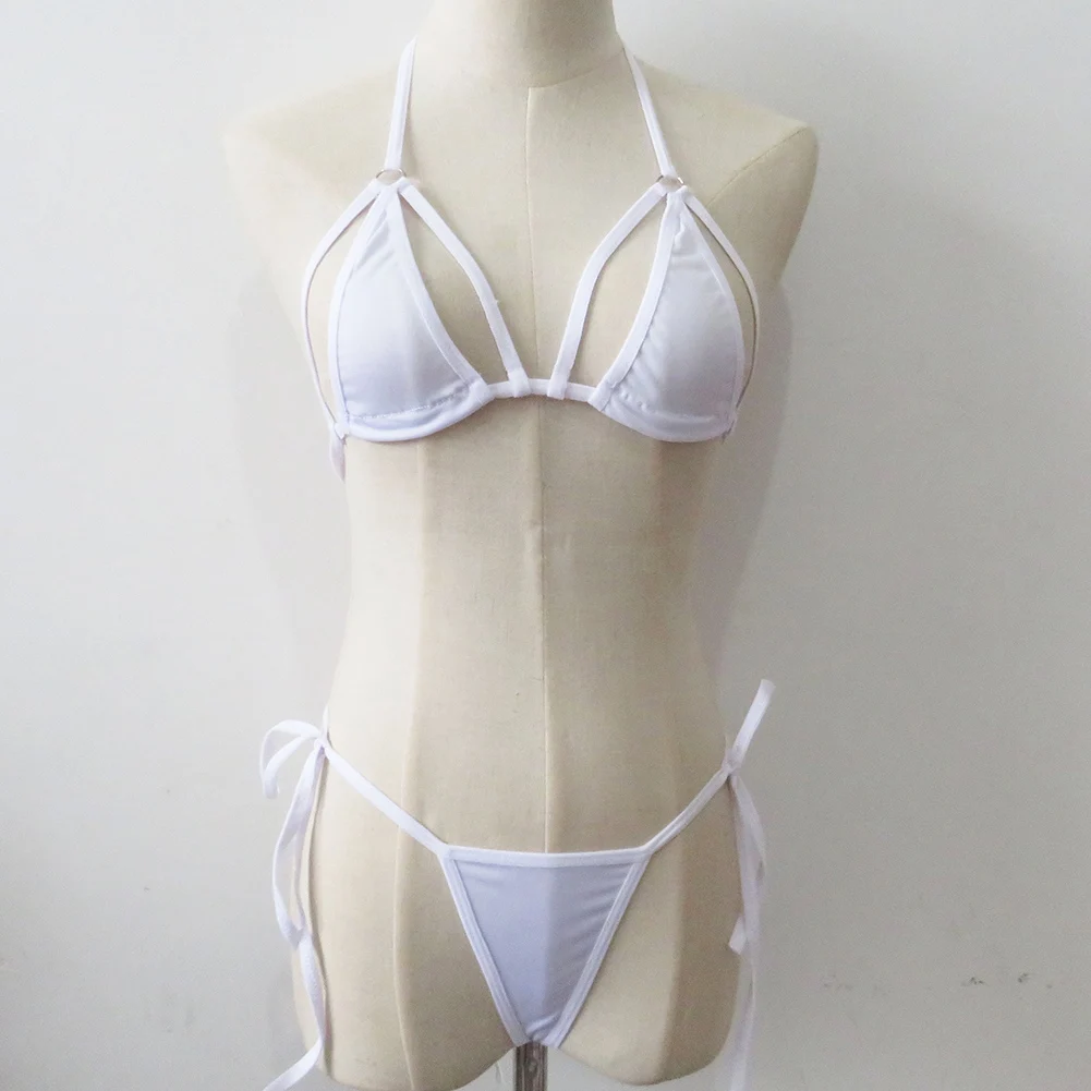 Costume da bagno a due pezzi Costumi da bagno da donna Set bikini sexy Intimo femminile Perizoma Morbido sonno Biquini Costume da bagno a due pezzi da donna brasiliano