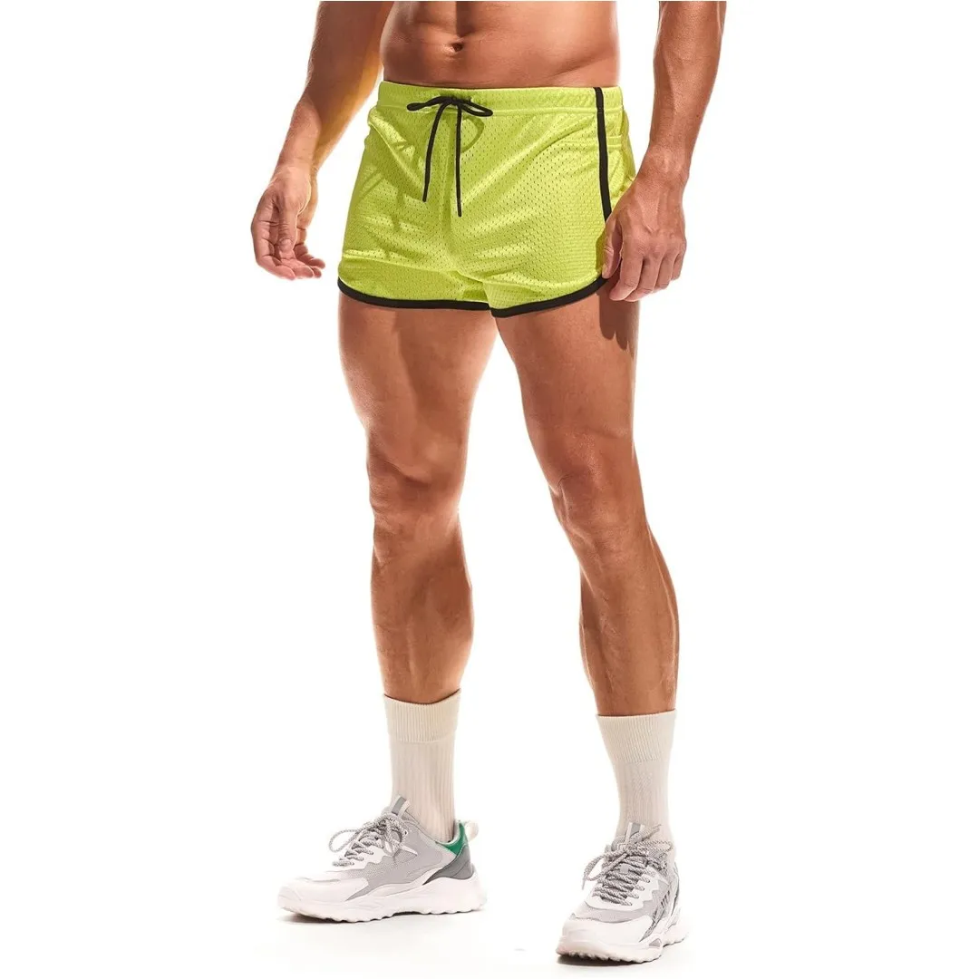 AIMPACT Mens Running Shorts Breathing Workout Gym Booty Short Shorts