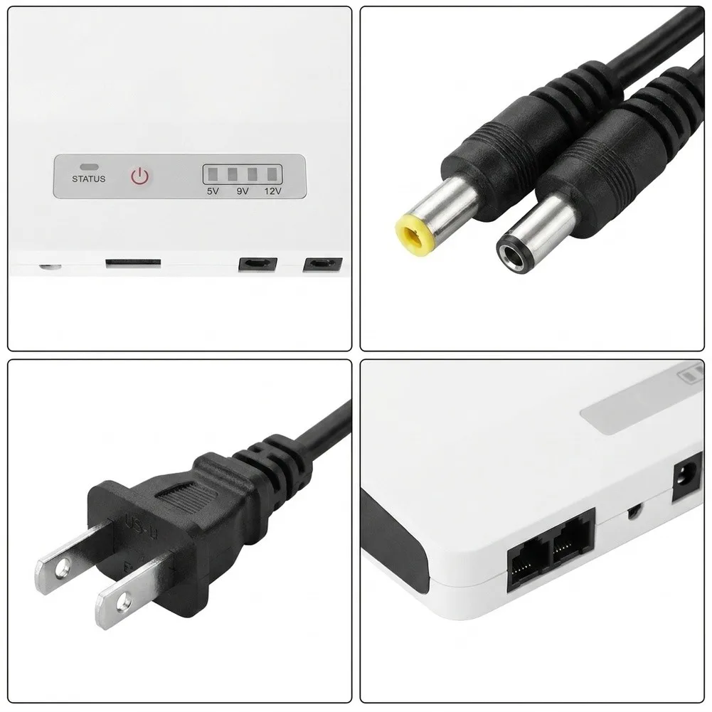 For MiniUPS 10400mAh For Battery Backup Power Supply With For PoE 24V 48V Output For Router Modem For VoIP Network Camera Unint