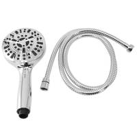 Stainless Steel High Pressure 10-Mode Hand Shower Head: Stainless Steel Shower Experience & Easy Bathroom Fixture