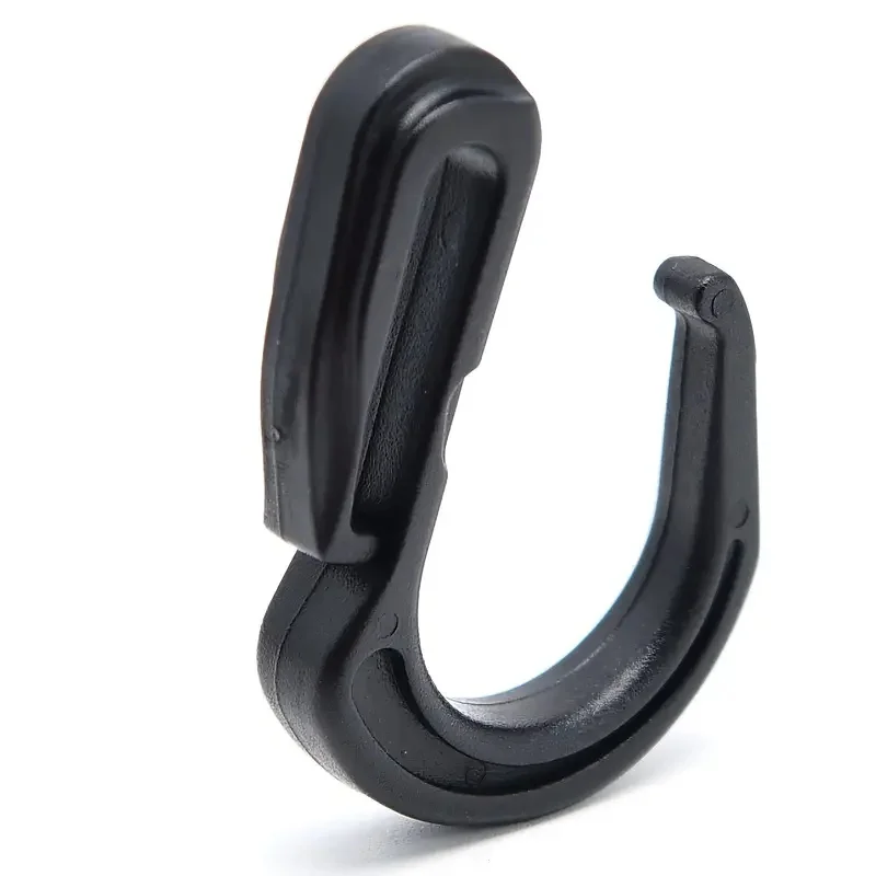 Plastic Spring Carabiner Clip D Shape Lightweight Quick Release Snap Hook Backpack Webbing Strap Connector Outdoor Bag Key view 2