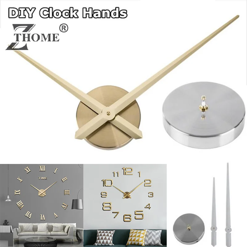 New Big Size  for 3D Wall Clock Modern Home Decor Brief DIY Large Clock Needles Quartz Hour Hands Accessories Mechanism