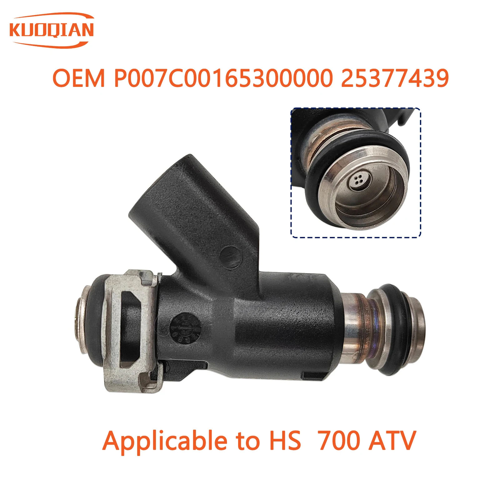 FUEL INJECTOR 2-Hole Type (ONE-1 INJECTOR) FOR HS 700 ATV UTV HS CODE 16530-007C00-0000 ERP CODE P007C00165300000 （25377439）