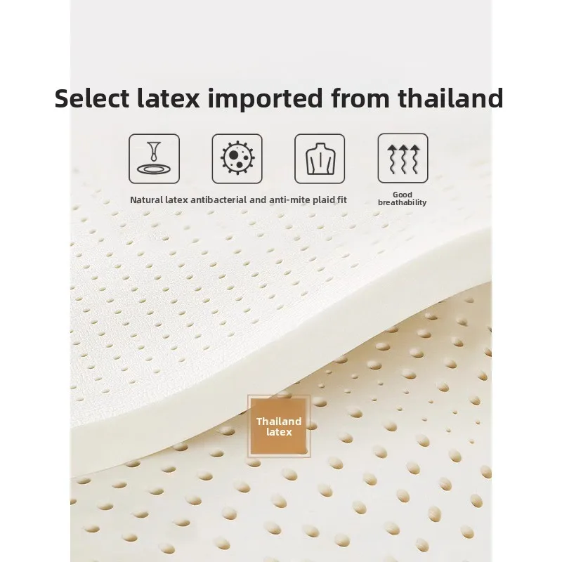 مرتبة سميكة من اللاتكس، وسادة ناعمة، سرير محدد غير قابل للطي للإيجار، مرتبة، وسادة إسفنجية #3