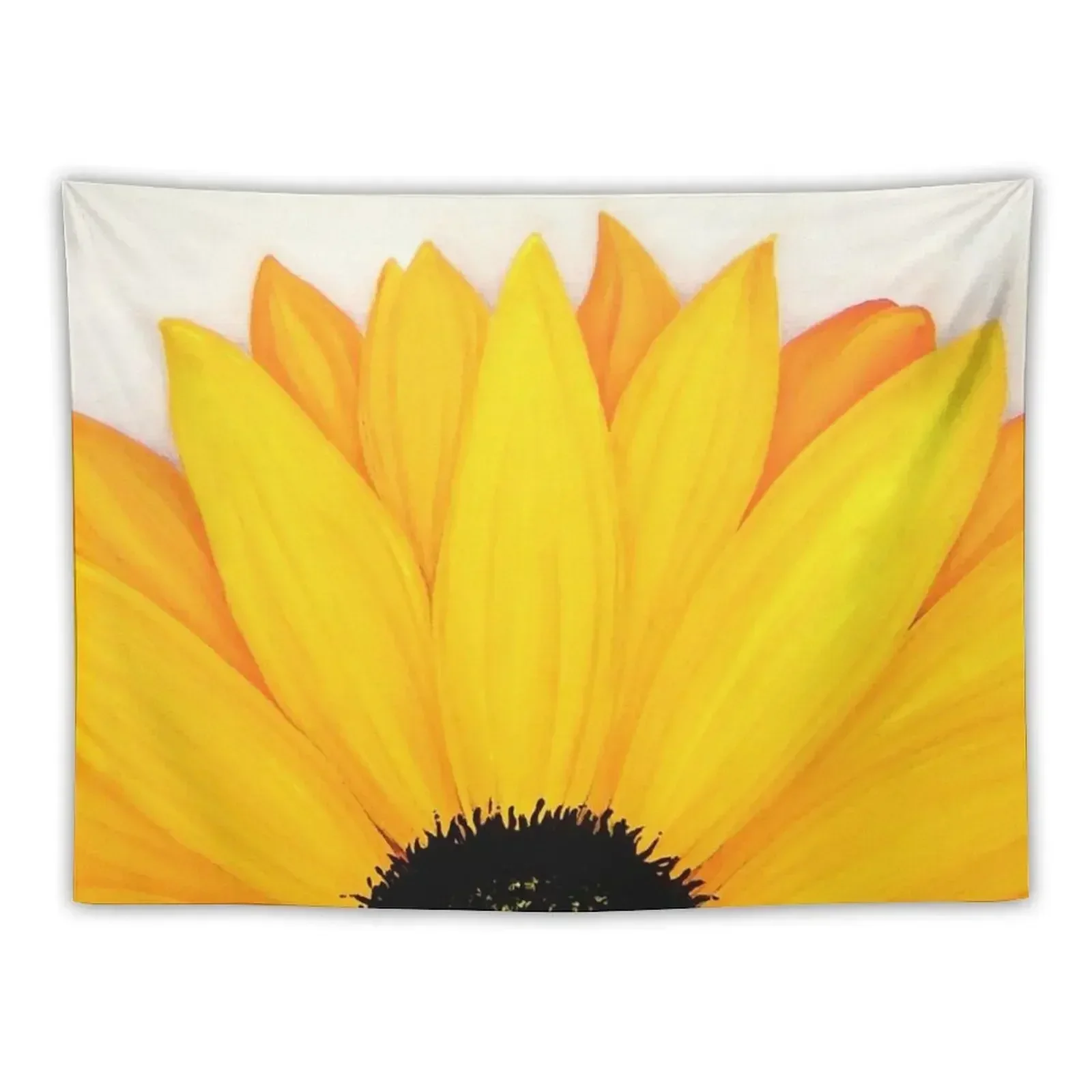 

Beautiful Large Yellow Sunflower Painting Tapestry Carpet On The Wall Bedroom Decor Aesthetic Tapestry