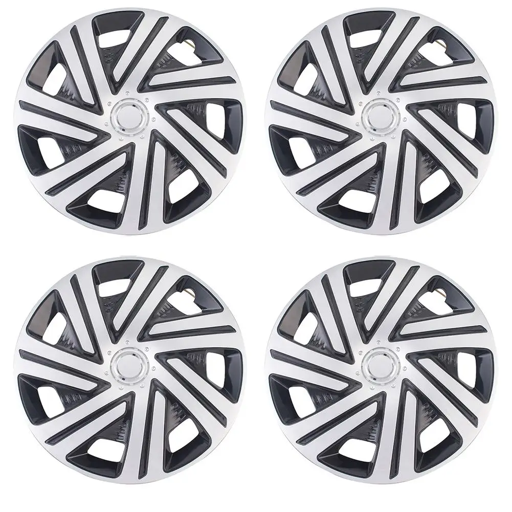 Hubcaps 15 Inch Car Wheel Caps Styling Hub Cap Cover R15 ABS Vehicle Wheel Rim Skin Protector 4 Pcs