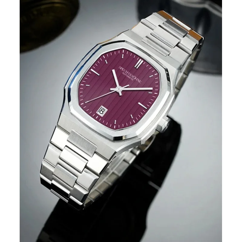 

Новые роскошные мужские часы Specht & Söhne Miyota 8215, автоматические механические наручные часы, светящиеся часы из нержавеющей стали 37 мм