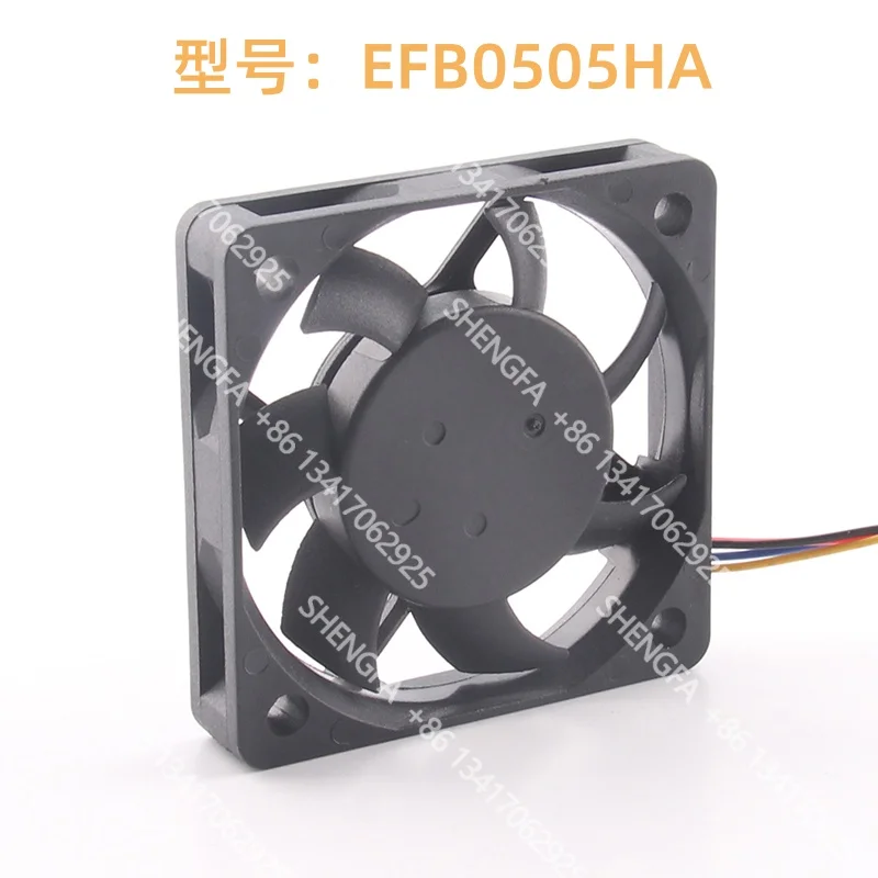CoolingFan Delta 12V 24V 48V 5010 50X50X10MM Motherboard Pwm Intelligent Temperature Control EFB0505HA-7C11 DC5V 0.25A
