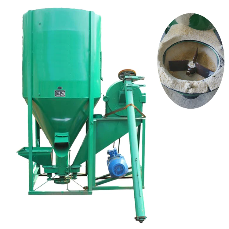 

Poultry Feed Flour Mill Mixer Grinder Machine Chicken Cattle Feed Processing Machines For For Animal Food Mixer And Crush