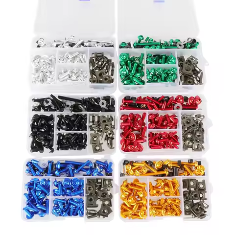 177PCS Fairing Bolts Kit CNC Screws Nut For Honda CBR600RR CBR900RR CBR929RR CBR1000RR CBR 600Rjavascript:R 900RR 929RR 1000RR