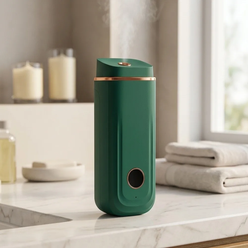 Portable Aroma Diffuser Rechargeable for Home Car Bathroom Silent Essential Oil Diffuser with Programmable Timer