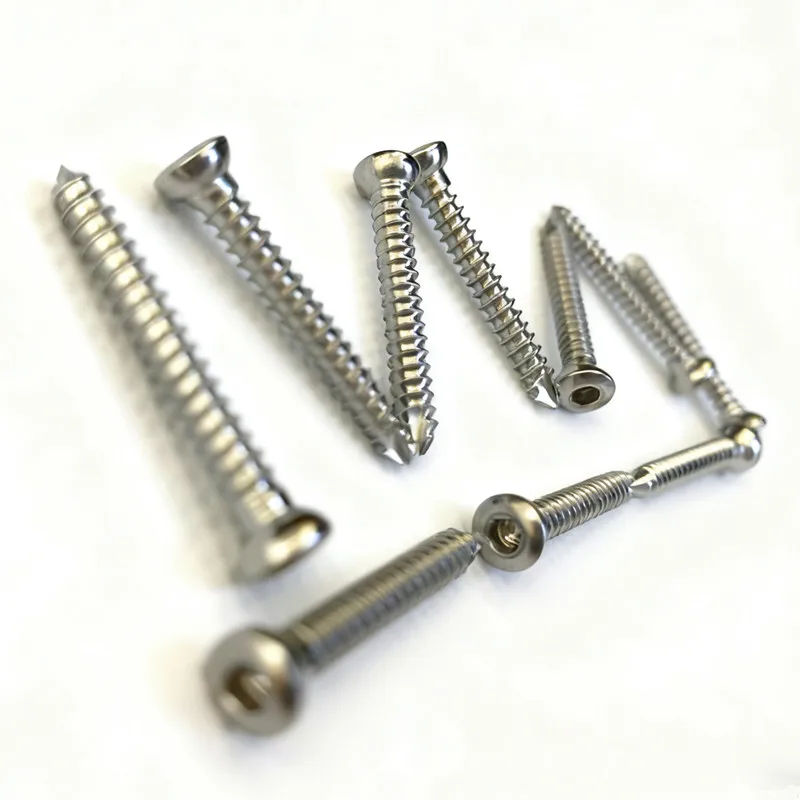 

10 шт. ветеринарные 2,4 мм SS саморезы с шестигранной кортикальной головкой, ветеринарные ортопедические имплантаты для домашних животных, хирургические инструменты, товары для домашних животных