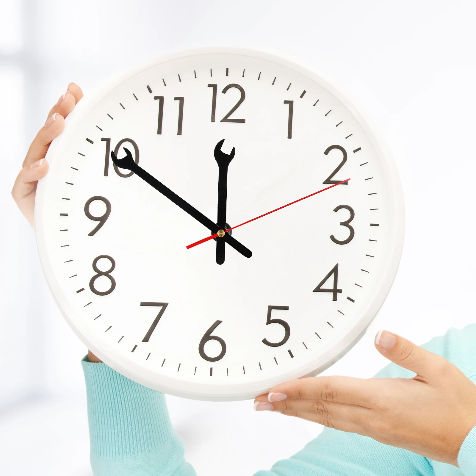 

1 Set Clock Movement Kit Diy Repair Replacement Parts For Wall Hanging Clock Craft Frameless Clocks Plastic Mechanism Hands Set