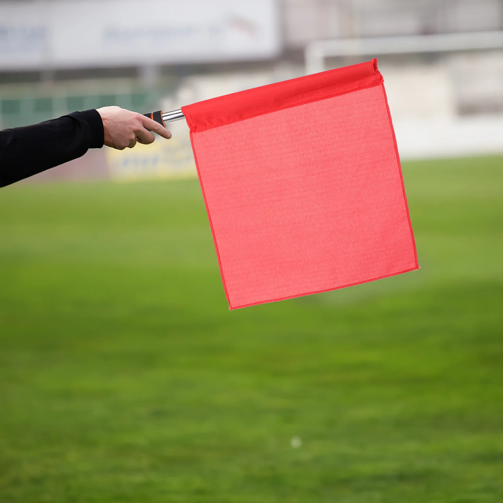 4 Pcs Soccer Linesman Sign Commanding Referee Flag Stick Flags of Country Match