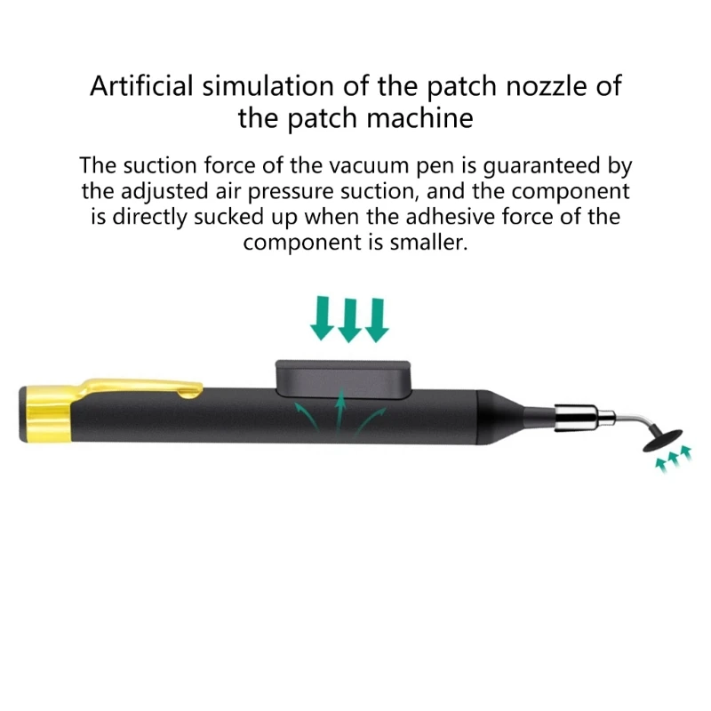IC chống tĩnh điện Hút chân không Hút bút Công cụ tẩy tế bào chết IC Tweezer