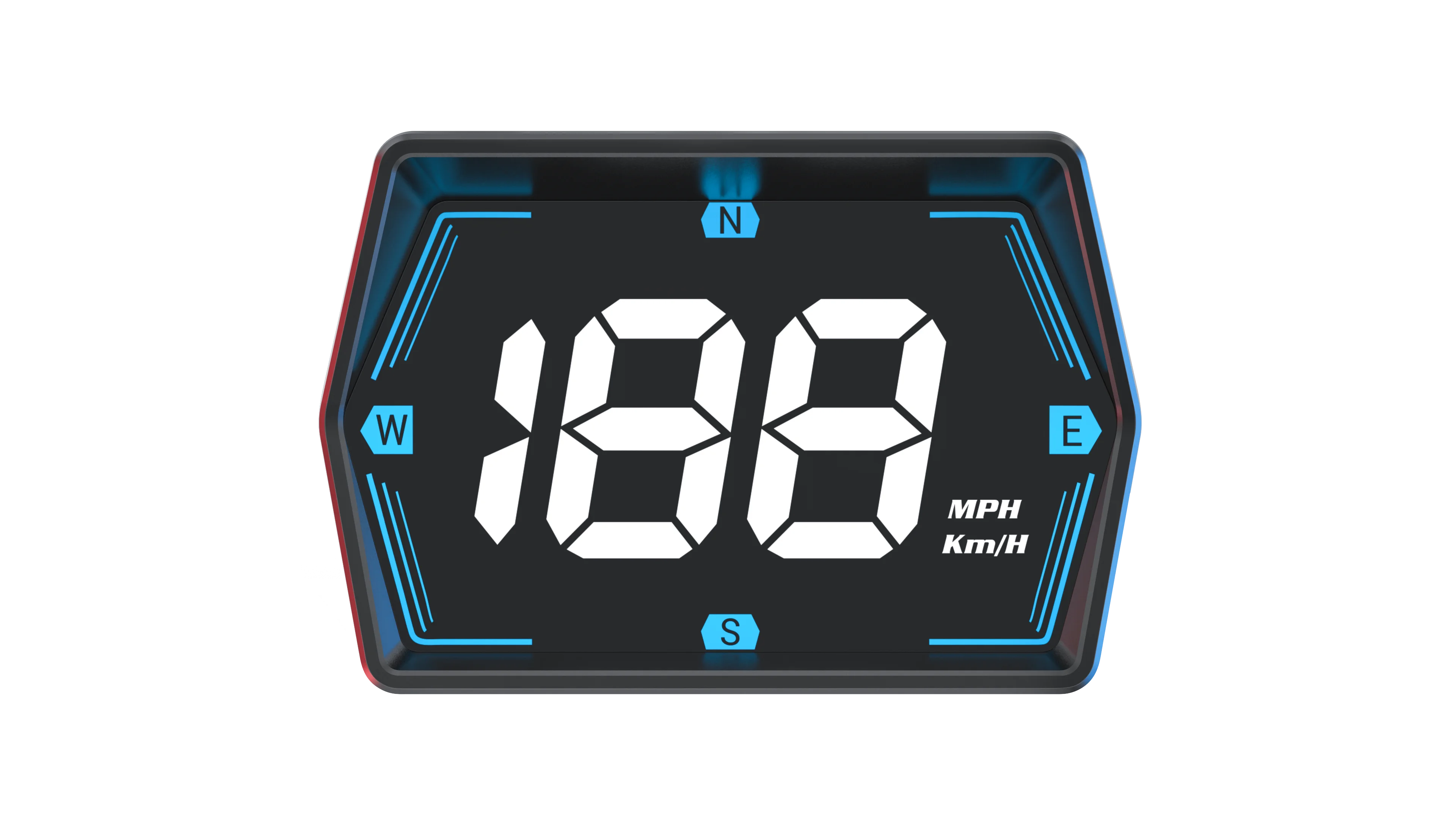 G20 Newest Big Size GPS HUD  Speed Alarm Head up Displays USB Hud GPS Gauge Speedometer