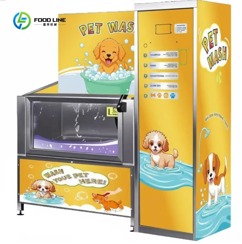 Customized Pet Washing Machine Pet Shop Commercial Self-service Stainless Steel Automatic Cleaning Sterilization