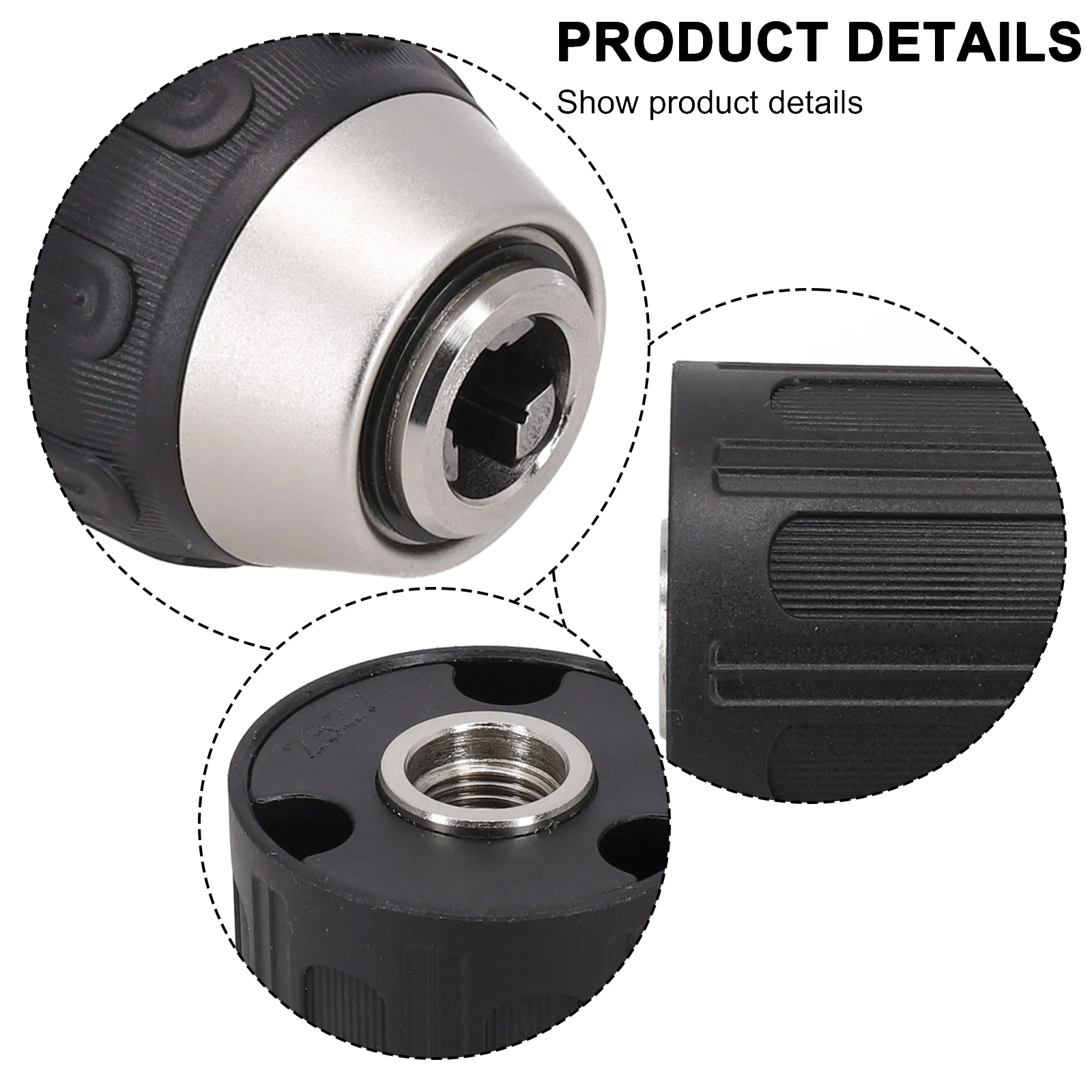 1 2 Inch 1 2 Inch Chuck Replacement Chuck Metal Construction Precision Made Easy To Install Heavy-duty Brand New