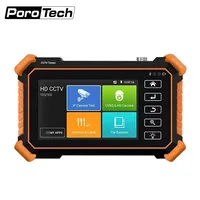 WANGLU 4 inch CCTV Tester  Mini Monitor 8K H.265 IP camera test AHD CVI TVI CCTV Tester IPC-1910 plus  POE power supply