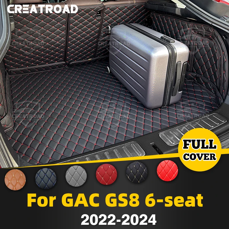

CREATROAD For GAC GS8 6-seat 2022-2024 2023 Auto Full Coverage Trunk Mat Car Protective Pad Cargo Liner Interior Accessories