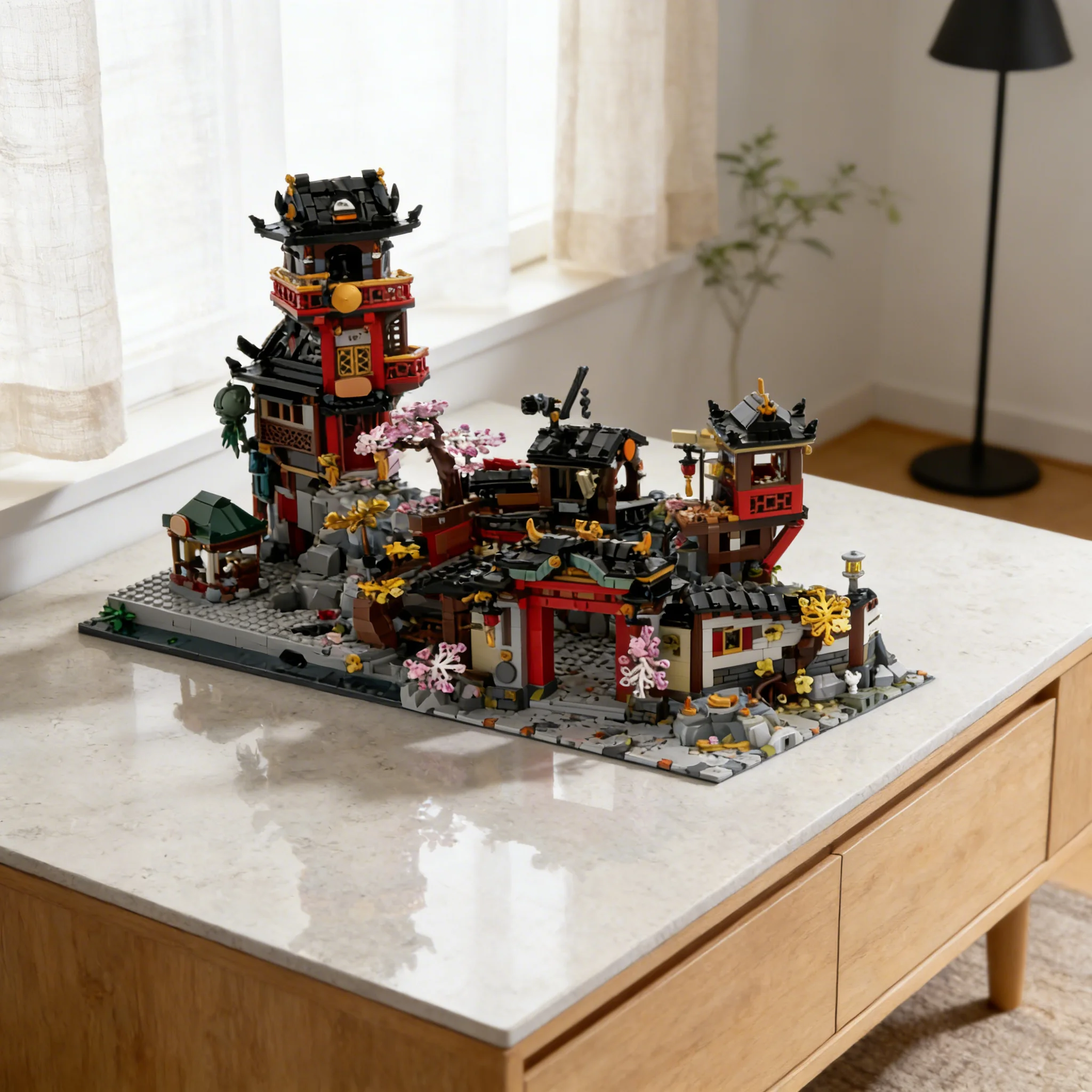 Art Craft Idea - 6266pcs MOC Ninjia City Old Town