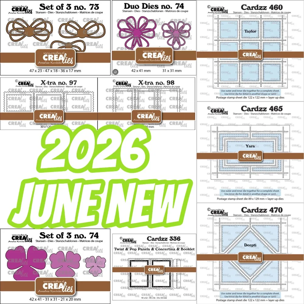 Quadratische und Elliptische 2026 Neue Metall-Stanzformen für Scrapbook-Tagebuch-Dekoration Prägeschablone DIY Grußkarte Handgemacht