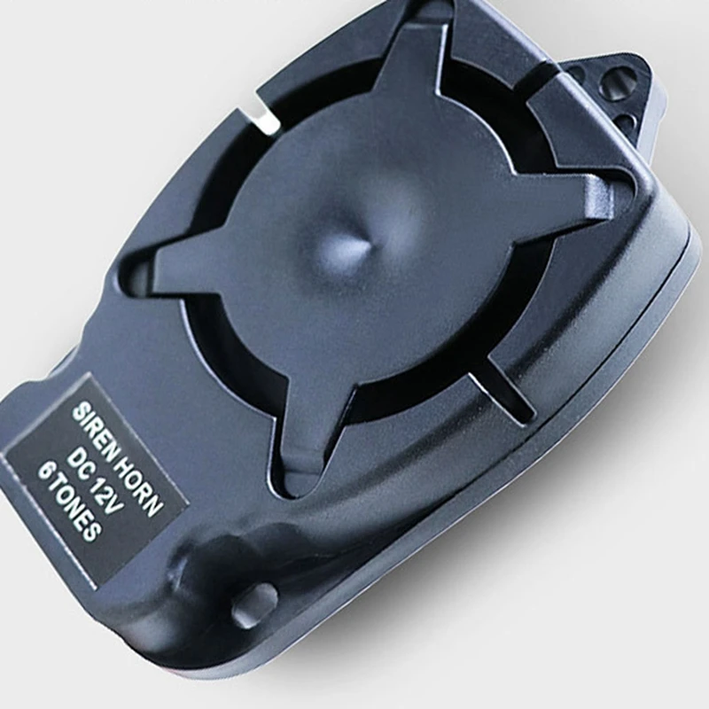 Pequeno chifre de sirene 12v seis-tom 110 pontos tamanho pequeno e fácil de instalar alto decibel corpo liso pequeno chifre de sirene