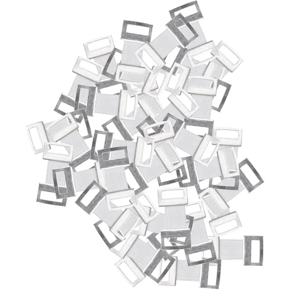 100Pcs Elastic Bandage Clips Metal Rubber Band Clasps for Securing Stretch Wraps Gauze Tape Fixing in Home Hospital Clinic
