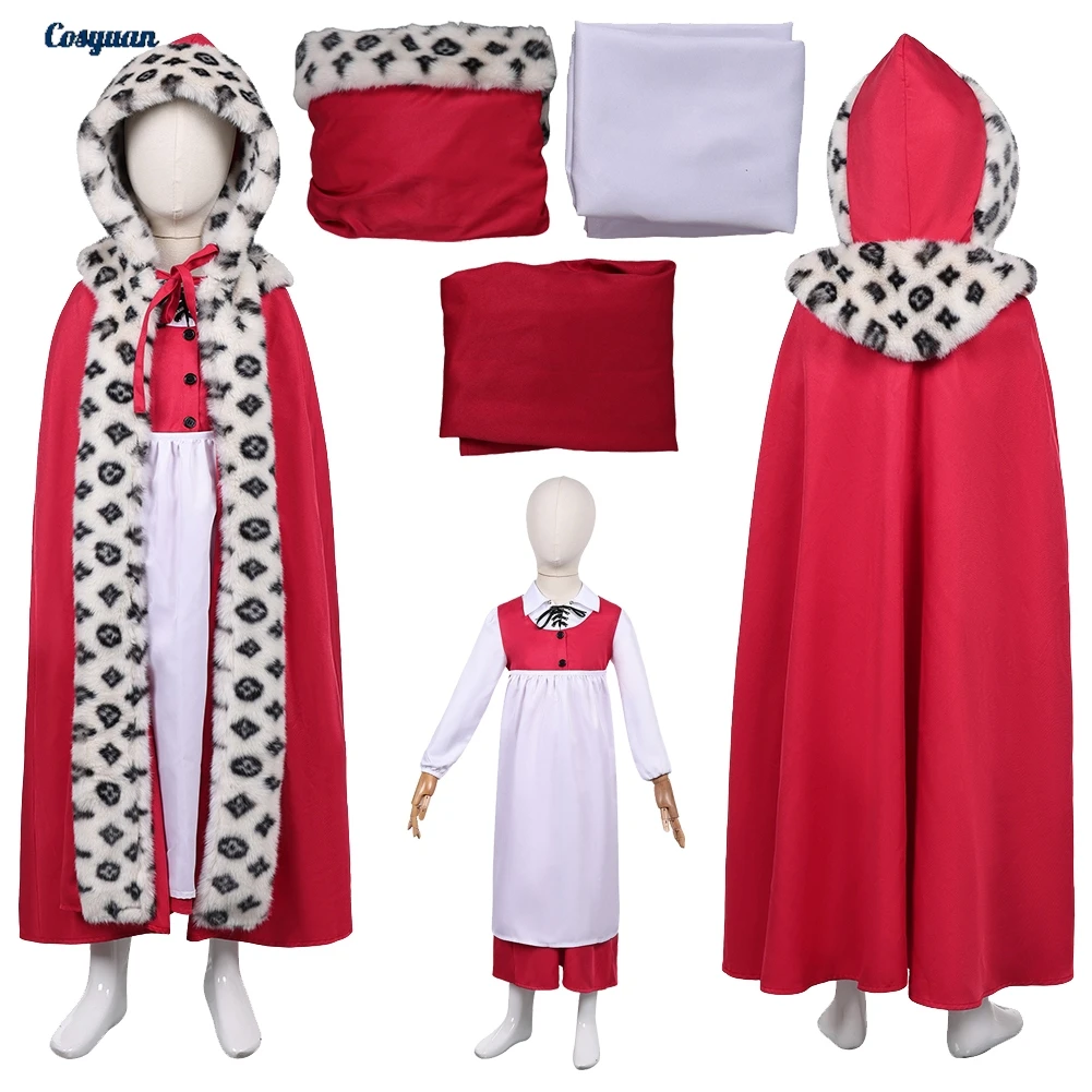 

1966 Movie Snow Queen Снежная королева Cosplay Gerda Cloak Cloth Party Disguise Halloween Roleplay Costume Carnival Outfit Suits