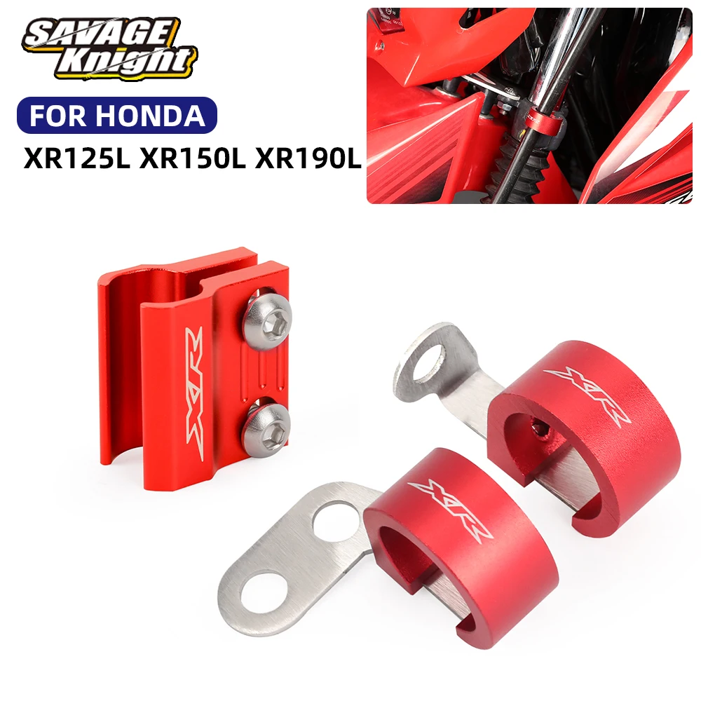 Для Honda XR125L XR150L XR190L XR 125 150 190 Байк для бездорожья Гонки Зажим для тормозного шланга Зажим для масляной трубы Зажимы для тормозного троса
