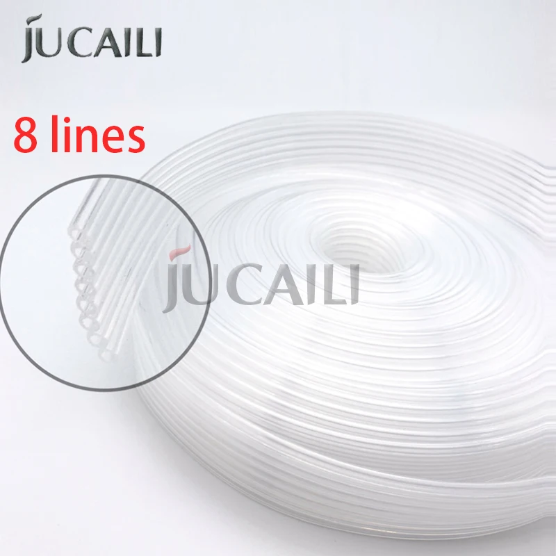 أنبوب حبر Jucaili لطابعة إبسون ، نافثة حبر مجرة Mimaki JV33 ، 8 طرق ، 10 أمتار ، 8 طرق ، DX4 ، DX5 ، رأس طباعة DX7