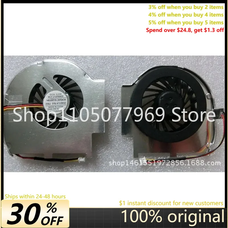 Ventilador de Resfriamento para Laptop Lenovo ThinkPad IBM T60 T60P, Peça de Substituição para Reparo de Notebook