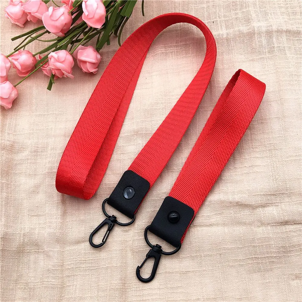 Solid Color Tag ID Card Hang Holder Key Rope Lanyards Wrist Band Mobile Phone Straps